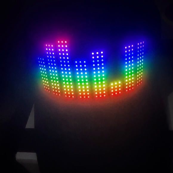 Black LED Hat - Picture 4 of 9